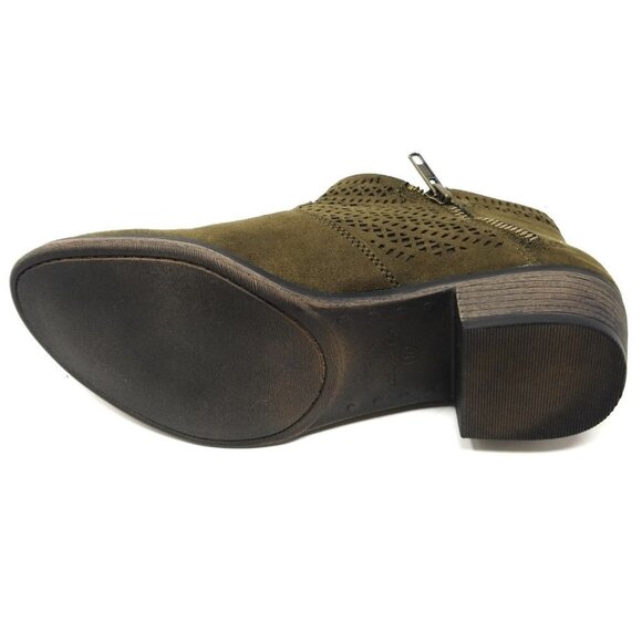 Women's Ankle Booties, Faux Suede Abby Style - Picture 3 of 3